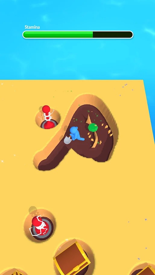 沙滩挖宝藏游戏预览图